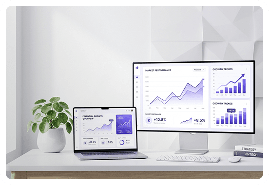 Digital loan analytics dashboard